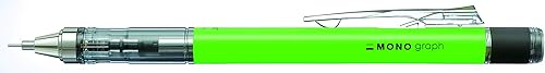 Miniatura 6 de Tombow Lápiz mecánico, monografía 0.020 in, verde neón (DPA-134E)