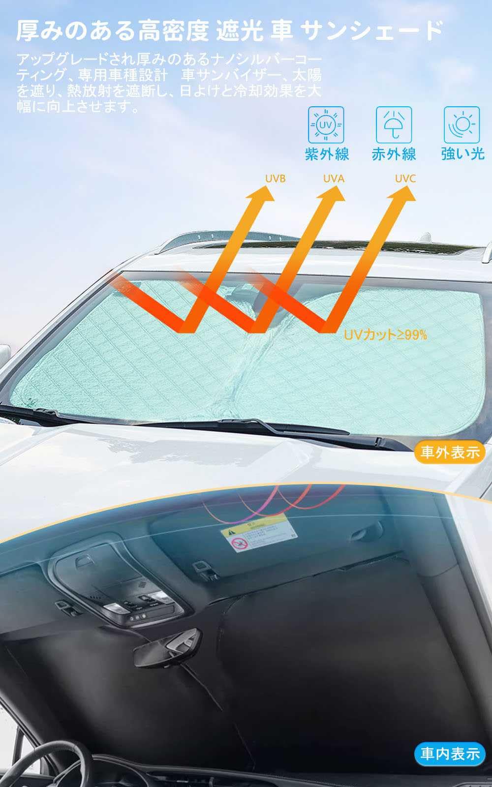 スバル スバル 断熱UVフロントガラス サンバートラック S500J S510J グリーン/ブルーボカシ 新品 断熱UV フロントガラス サンバー トラック S500 S500J