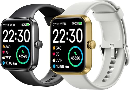 Miniatura 1 de SKG Reloj inteligente rastreador de fitness con natación de 5 ATM impermeable monitor de salud para frecuencia cardíaca oxígeno en sangre sueño