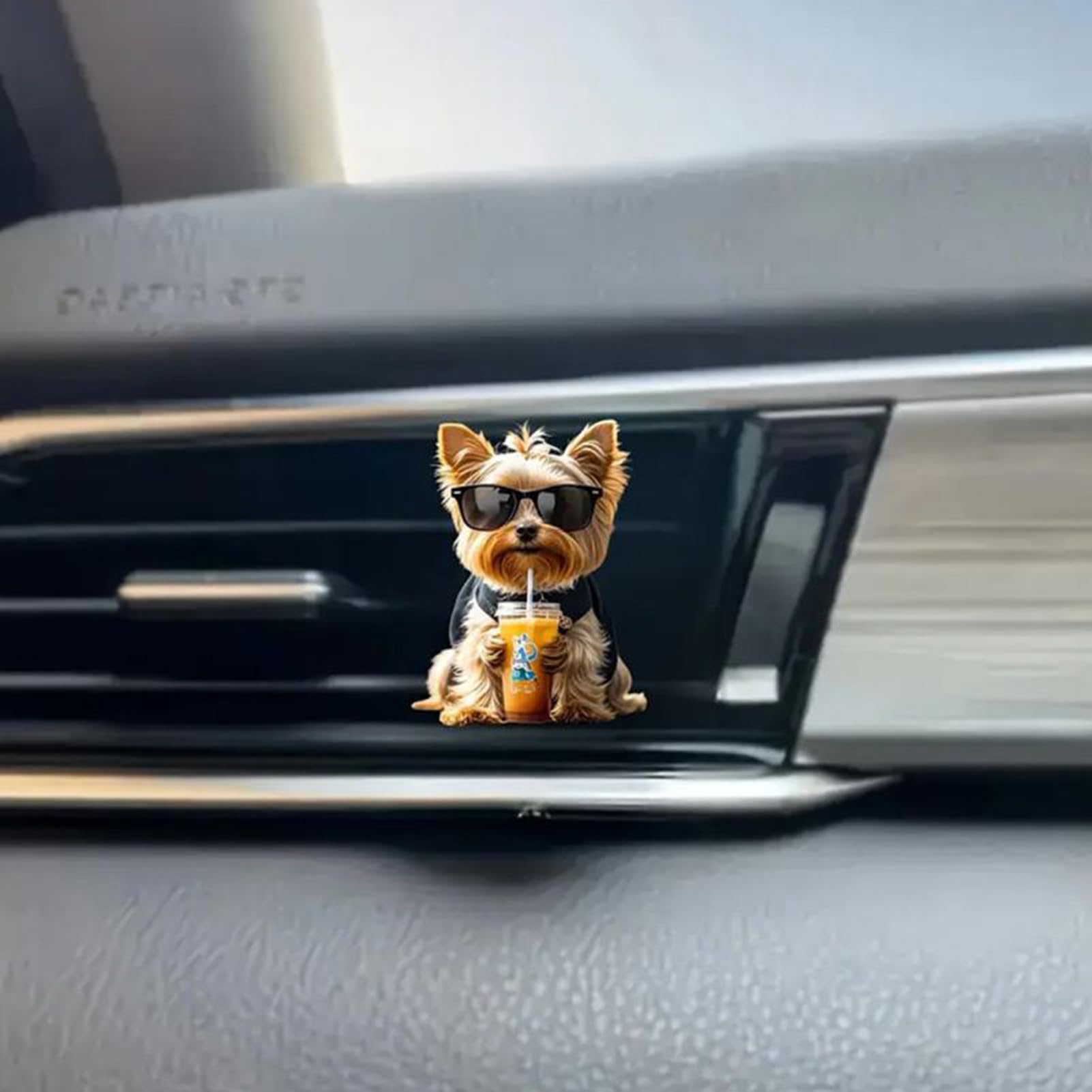 Profumatori D'Aria Per Veicoli - Diffusore 2D in Acrilico - Profumo Decorativo A Forma Di Cane per Auto Furgone Viaggi Casa Estate Viaggi Stradali