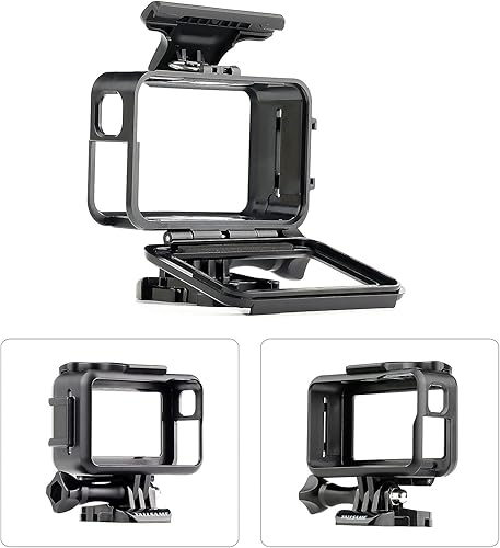 Miniatura 5 de Marco para DJI Osmo Action 1 Carcasa de esqueleto Carcasa protectora con zapata fría Fotografía Vlog Accesorios Kit para DJI Action 1