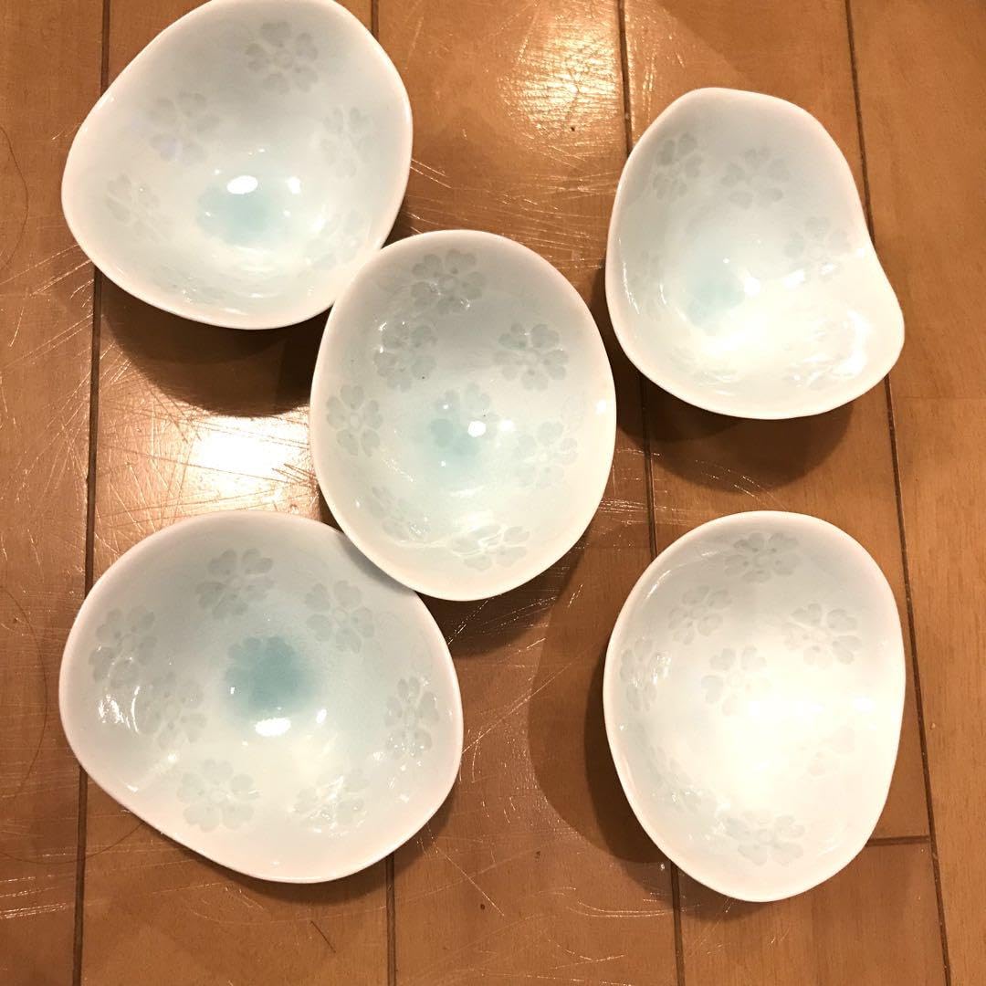有田焼/藤巻窯 蛍絵8寸皿揃い（５枚） 有田焼/藤巻窯 蛍絵8寸皿揃い（5枚）
