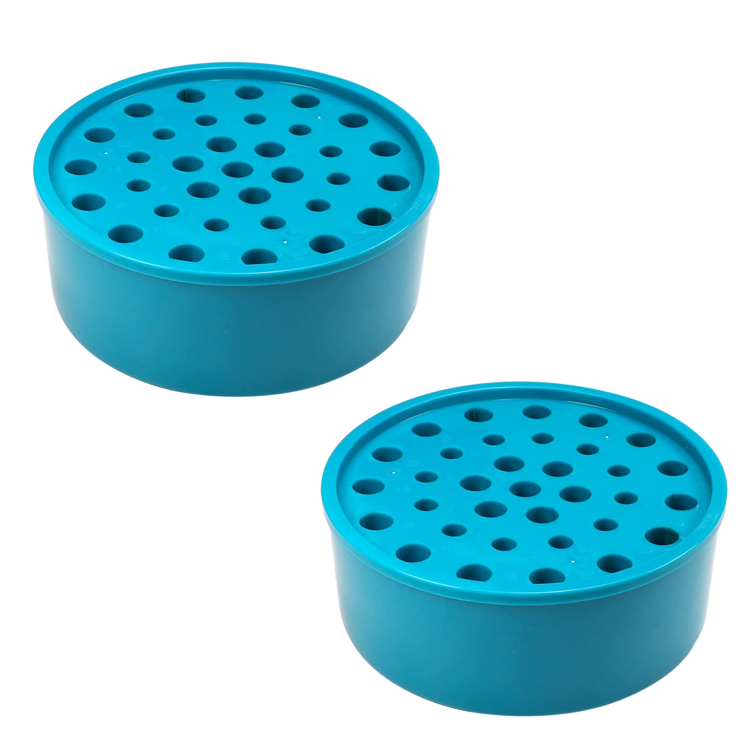 Othmro Laboratoryjne probówki stojak okrągły stojak na probówki do wirówki 5,5 cm x 14 cm 2 szt