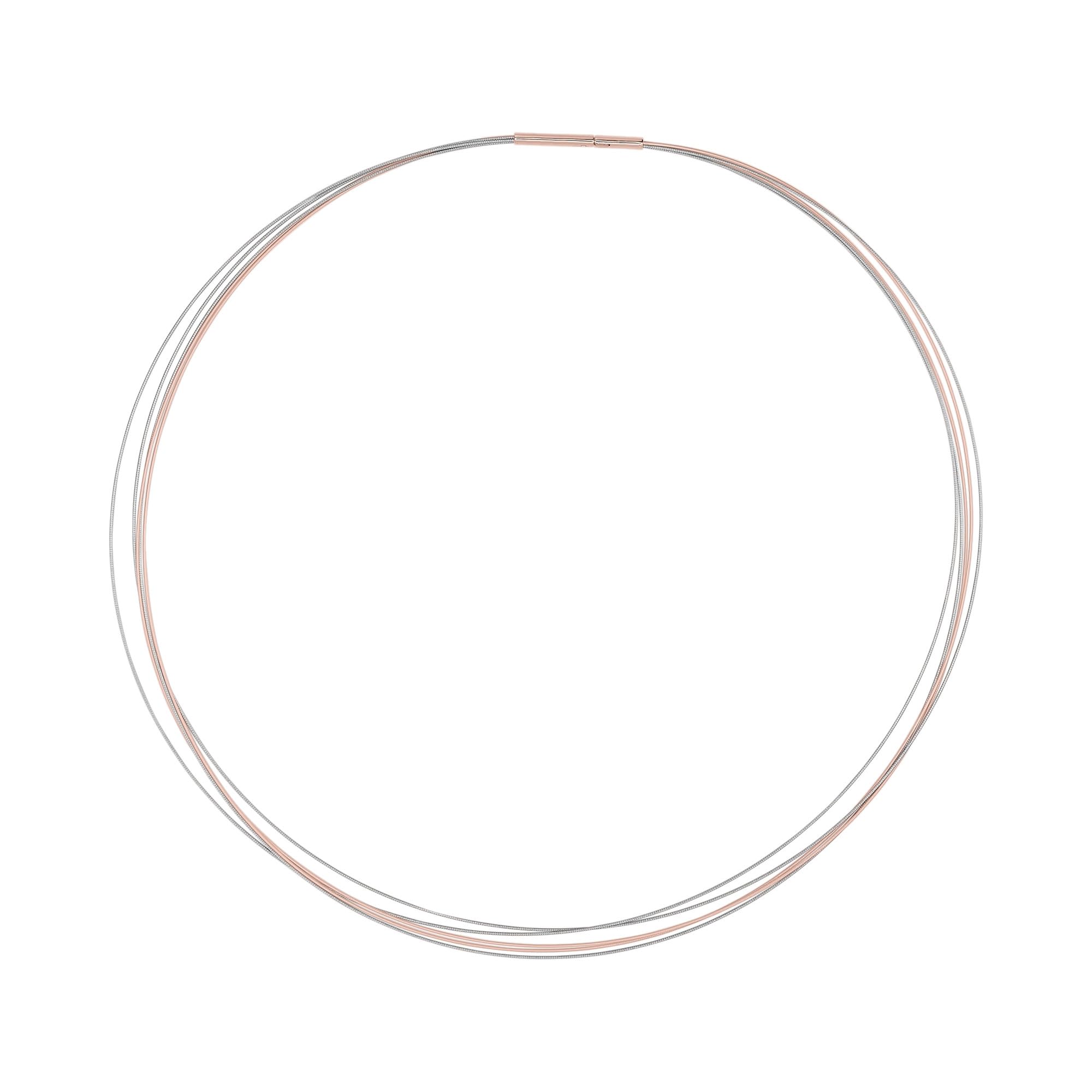Heideman Halskette Damen Halsreif Choker 5-reihig Edelstahl