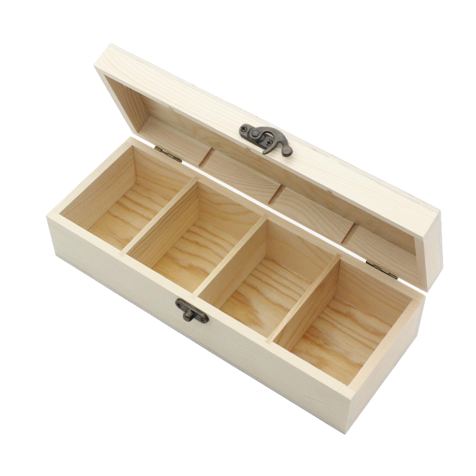 Boîte à Fiches En Bois A7 - 22x12.6x9 Cm, Avec Couvercle, 4 Séparateurs Et 400 Fiches D'index Colorées