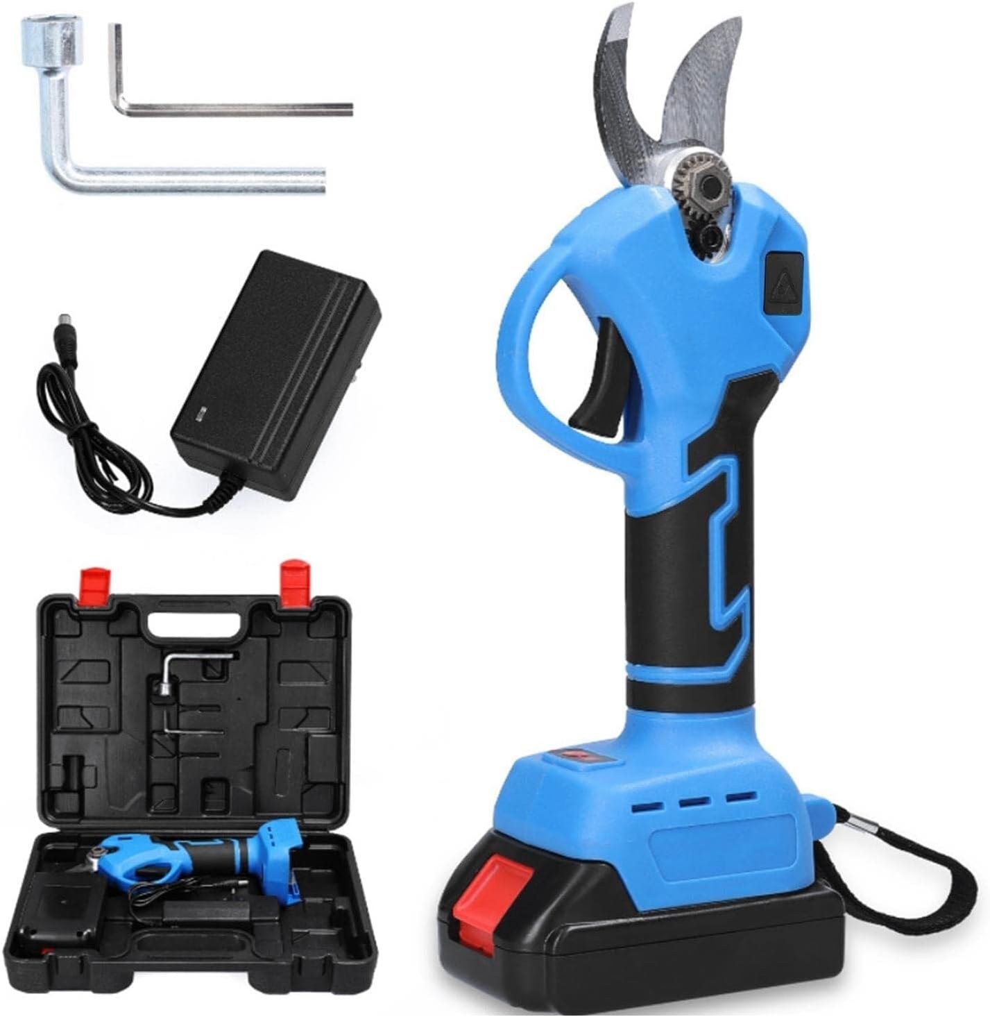 Cordless Electric Pruning Shears, 16.8V Lithium Battery-Powered Pruner with 35mm Cutting Capacity, Professional Design