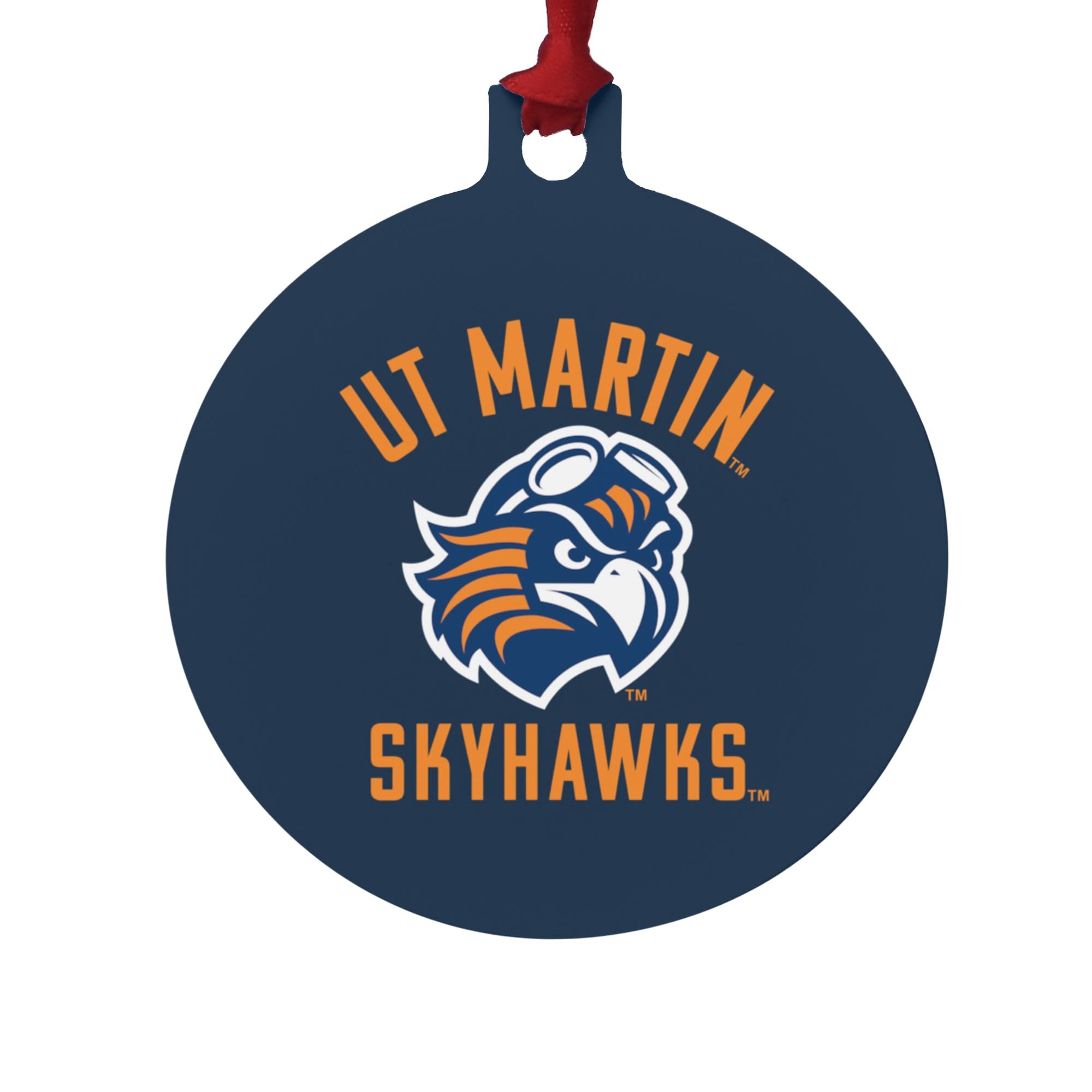 GRAPHICS & MORE University of Tennessee Martin Skyhawks Logo Aluminum Holiday Christmas Tree Ornament - 3.0