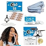 All-in-One CPAP Starter Pack by Bleep - Best CPAP Accessories Kit with Eclipse Mask, Halos, DreamPreps, Hose & Tube - Sleep Apnea Nose Mask for BiPAP Users - Therapy Kit and Supplies for Travel