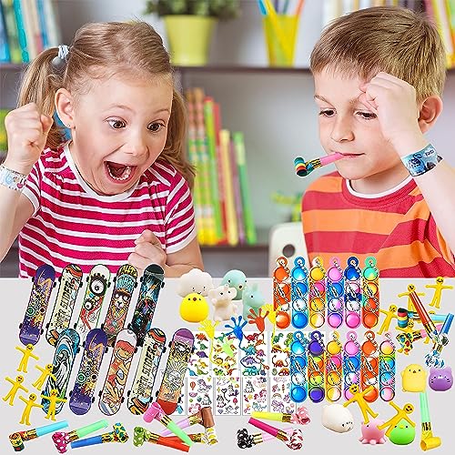 Wleozys 80 Stück Mitgebsel Kinder Kindergeburtstag Spielzeugset,Partyspielzeuge, Sortiment Party Tasche Füller für Jungen Mädchen, Partytütenfüller, Spielzeug-Großpackung für Kinder.