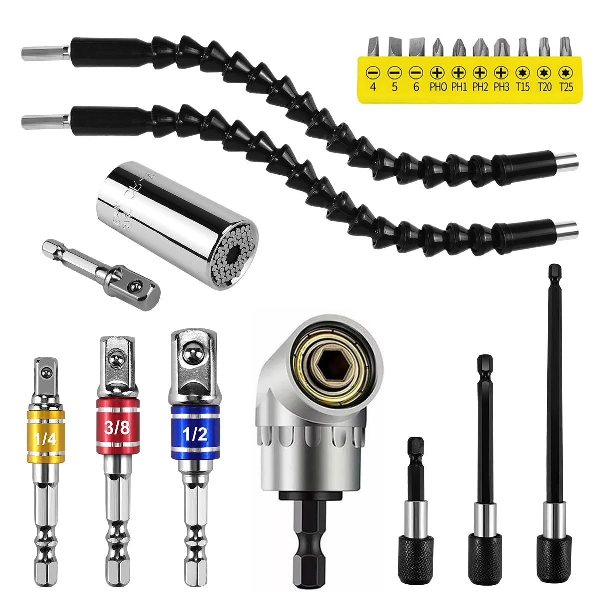 Renvoi D'Angle Visseuse Kit, 2025 Nouveau Modèle Tête De