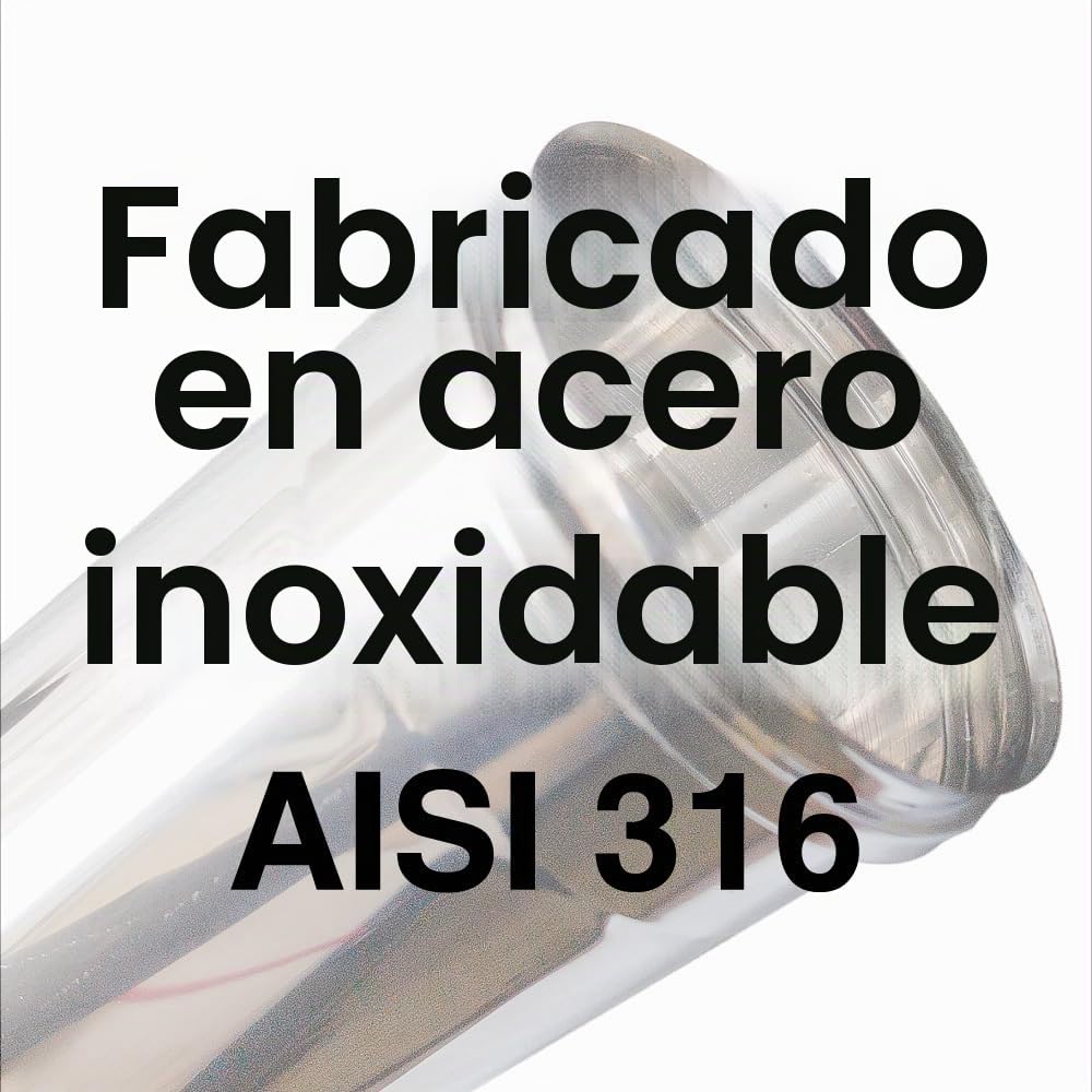 Kit tubos estufa de pellets 80 mm de acero INOX 316 L 600 ° CE 1856-2