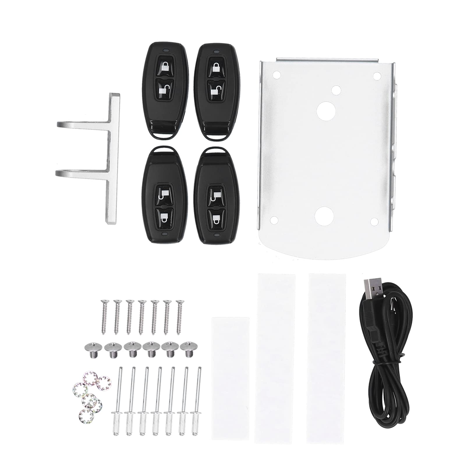 WAFU 019 Cerradura de Puerta Electrónica, Cerradura de Control Remoto Dispositivo de Aleación de Zinc Antirrobo Inteligente Invisible Seguridad en el Hogar para TUYa