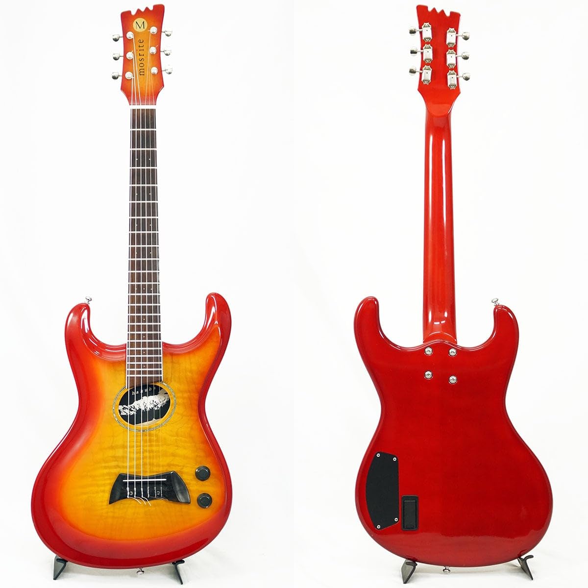 Amazon | Mosrite HAKUBA エレガットギター、サンバースト、ナイロン弦