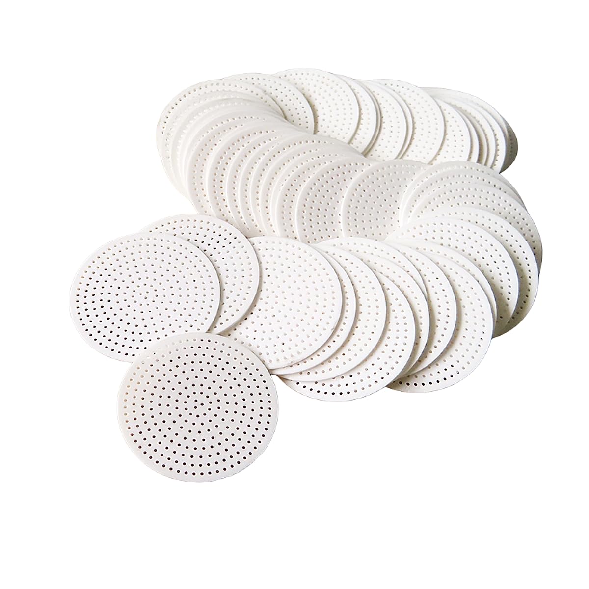 Odporny na wysokie temperatury porowaty ceramiczny dysk filtracyjny z tlenku glinu - średnica 28,5 mm, grubość 0,6 mm(10pcs)