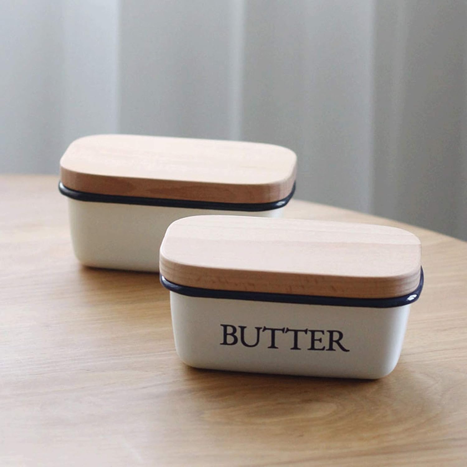 Butter Dishes Butter Box Has a Thick Lid and Can Be Used As a Storage Box for Butter Ice Cream Cakes. Butter Dish Is the Best Gift for Family and Friends Butter Container