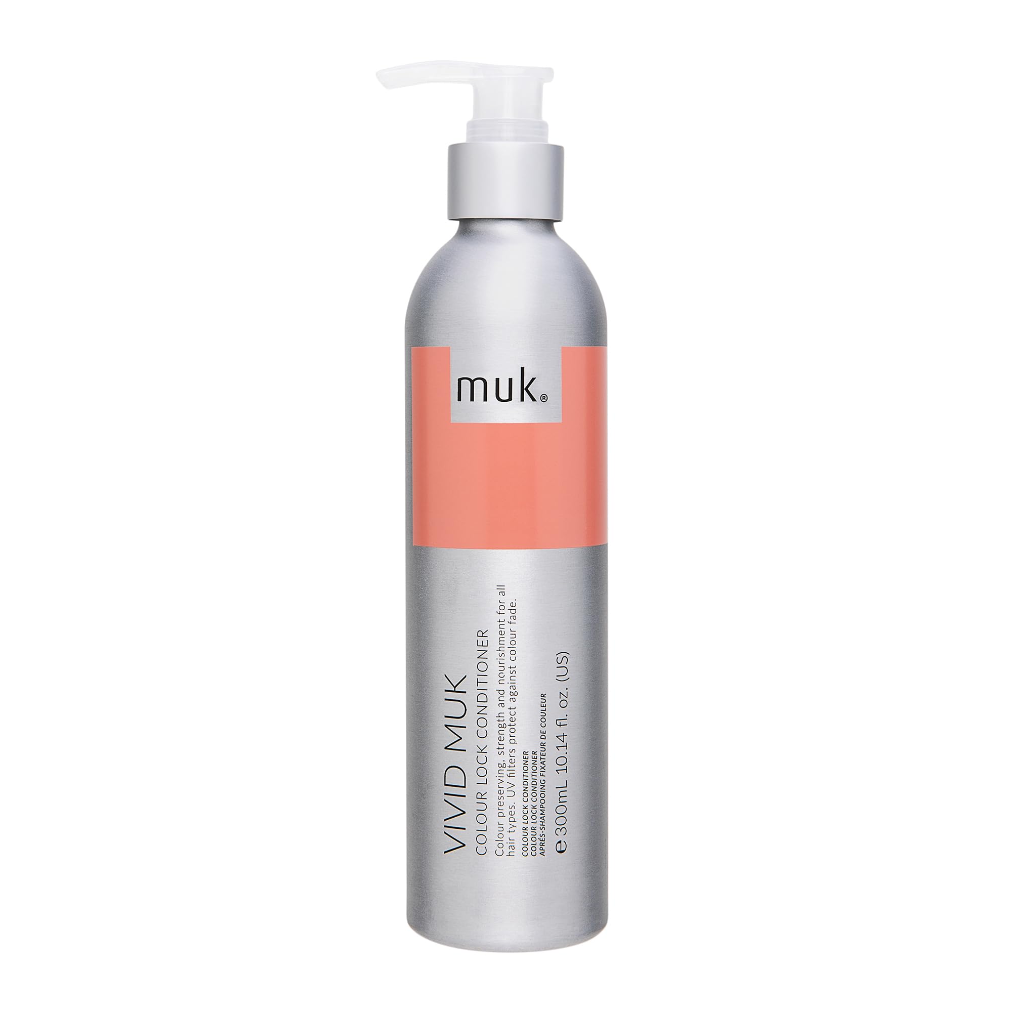 MUK. Vivid Colour Lock Conditioner - Nourishing Color Protect against colour fade. Detangling Colored Hair Conditioner for Shine, Smoothness & Frizz Control, 300ml