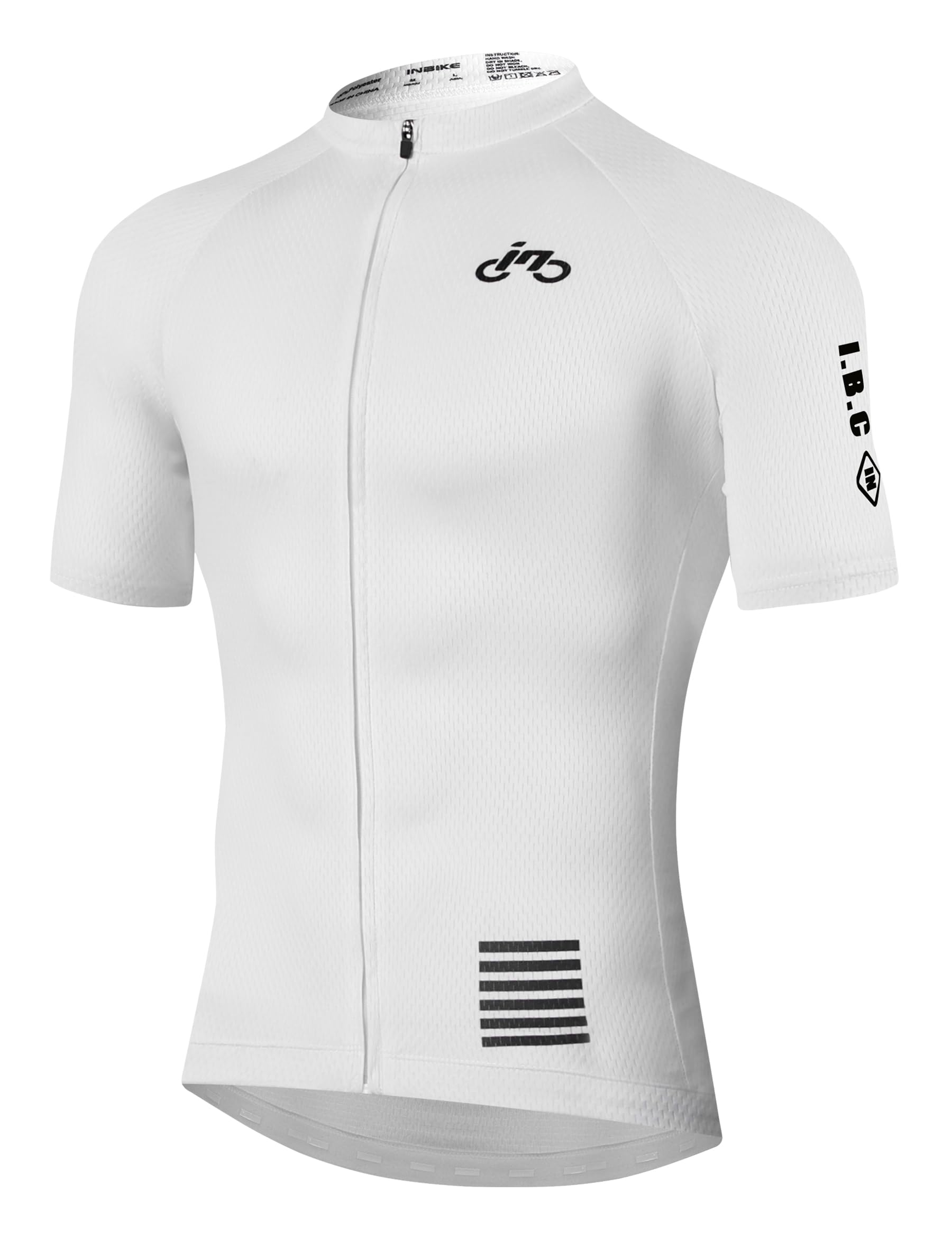 INBIKE Maillot Cyclisme Homme éTé Jersey VTT Manches Courtes Maillot Velo Homme Cycliste Respirant Séchage Rapide Absorbant Ourlet Antidérapant Réflexion 3 Poches S223
