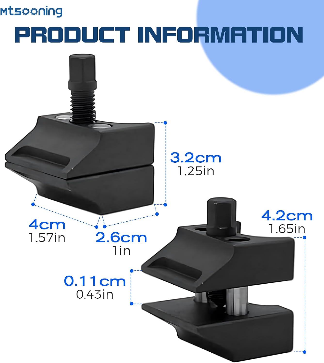 Universal Suspension Strut Spreader Tool, Car Suspension Split Hub Steering Knuckle Spreader,Strut Mount Remover Ball Joint Splitter Compatible with Volkswagen, Audi, BMW, Ford, Peugeot