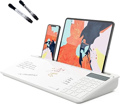 DeskBoard Buddy White with Calculator