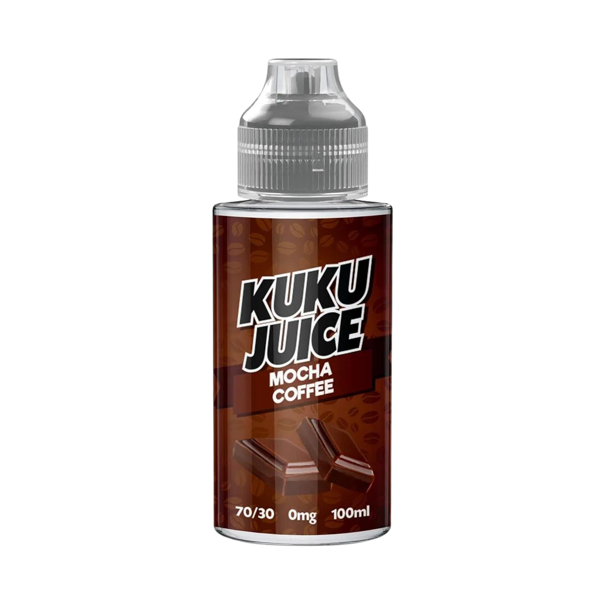 KUKU JUICE E liquid Mocha vape juice - Crafted with a 70VG/30PG vape liquid Blend - 100ml Short fill