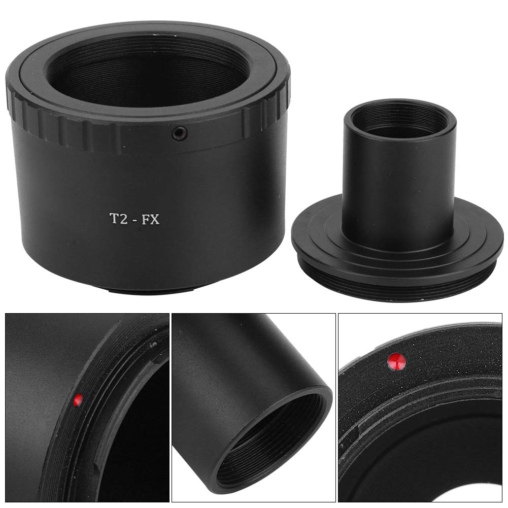 Mikroskop 23.2mm, Metalowy pierścień Pośredniczący T2 FX do 23.2mm T Mocowanie Obiektywu Mikroskopu Okular do Rury Przedłużającej do Aparatu Fuji FX