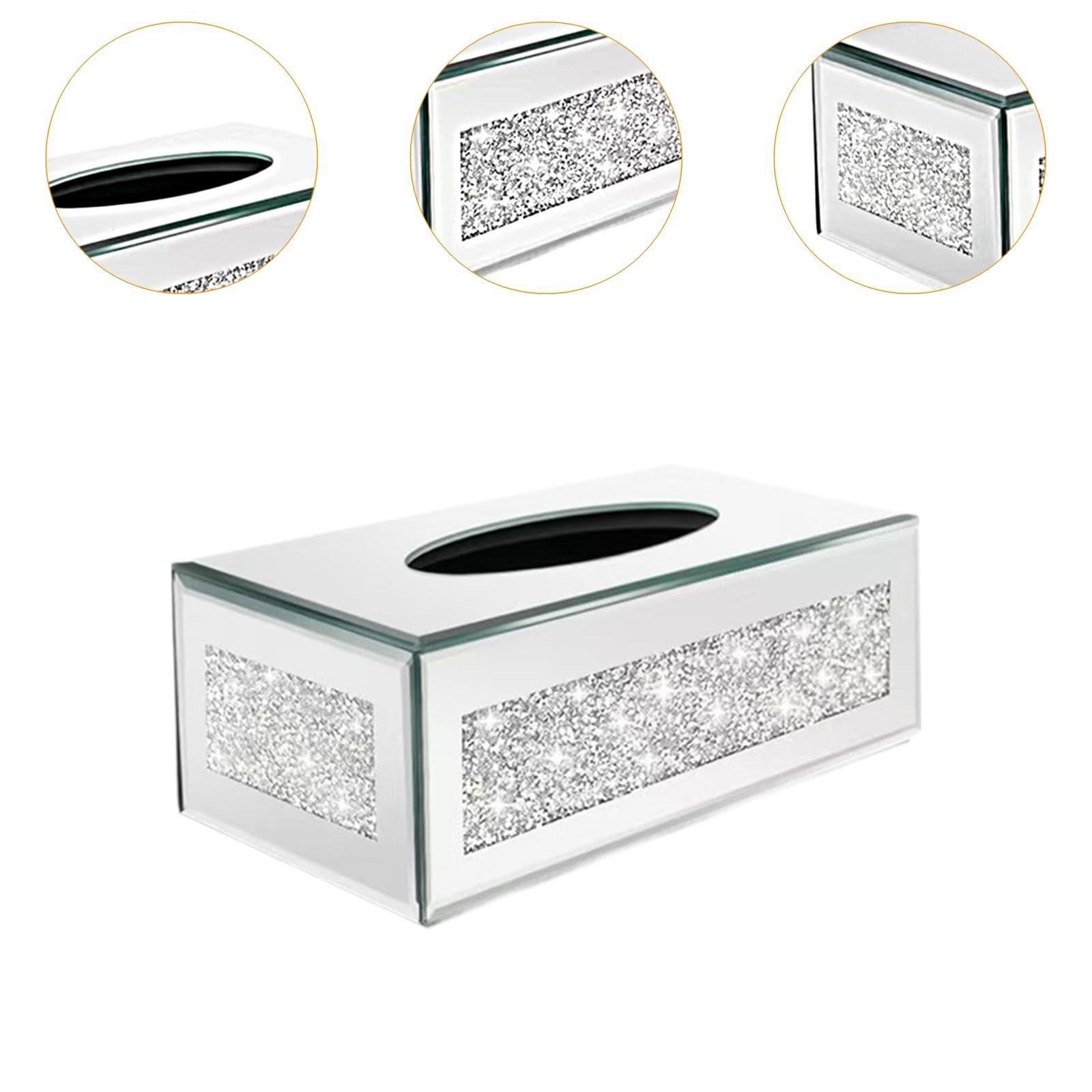 Support de rangement pour serviettes en papier sur comptoir, Argent