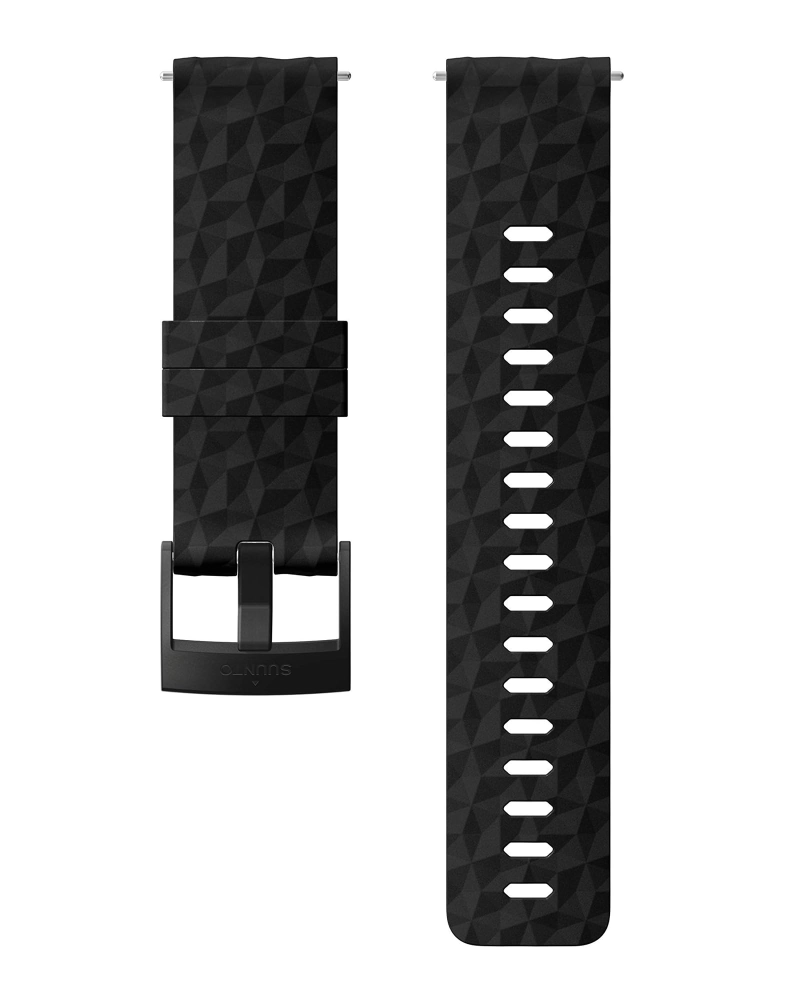 SUUNTO, Cinturino di ricambio originale per tutti gli orologi Spartan Sport WRH 9, in silicone, lunghezza: 22,3 cm, larghezza: 24 mm, perni inclusi