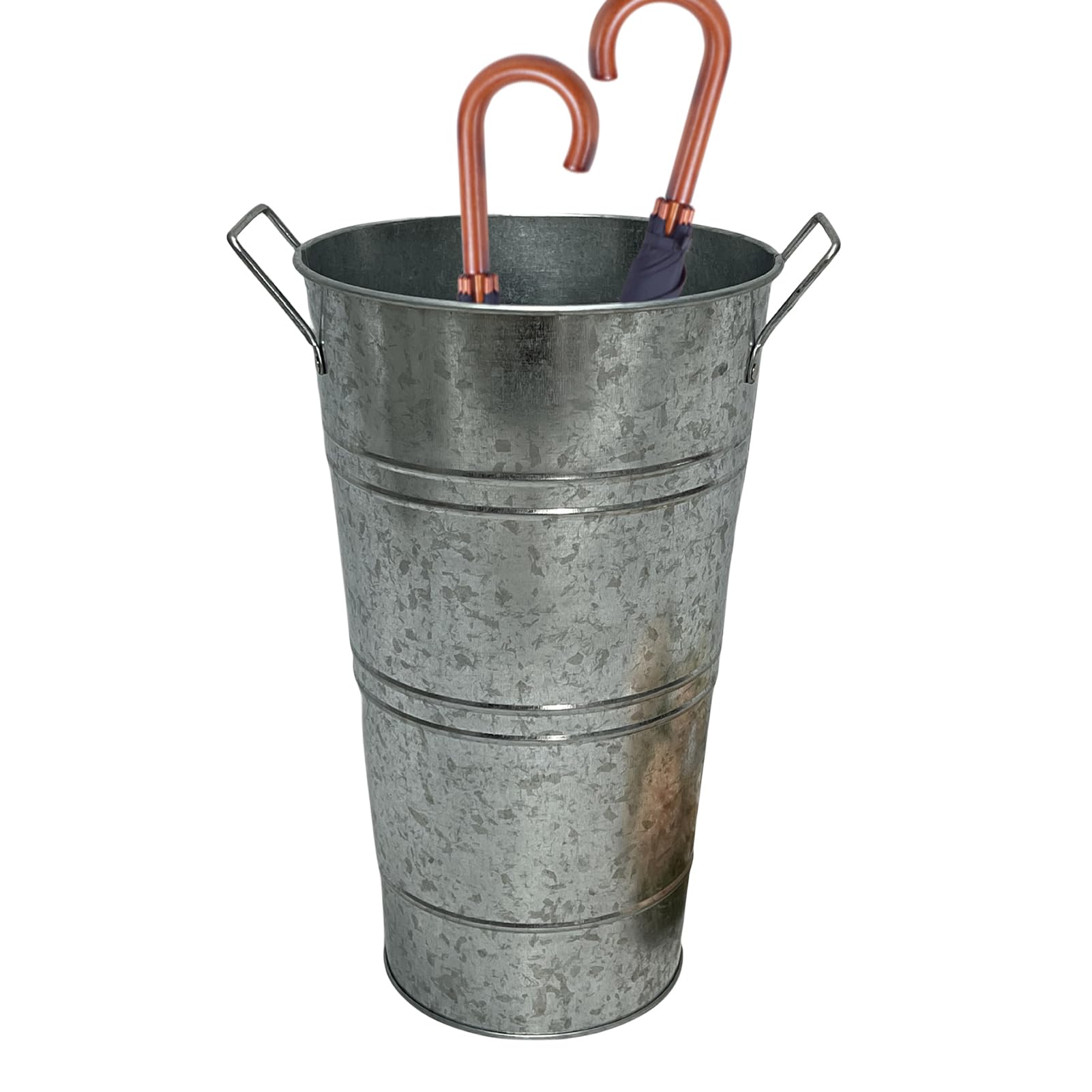 PEMAR Porte-parapluie En Osier Pour Intérieur Et Extérieur, Porte-parapluie Décoratif Tissé à La Main Pour La Maison, L'entrée, La Ferme, Panier étroit Multifonction (marron