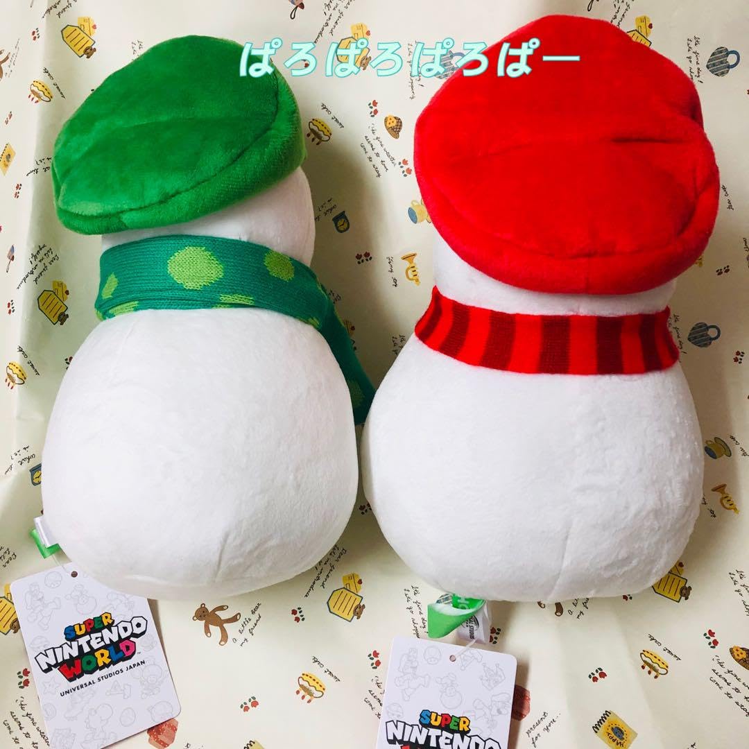 Amazon.co.jp: ユニバ クリスマス マリオ&ルイージ ぬいぐるみ2
