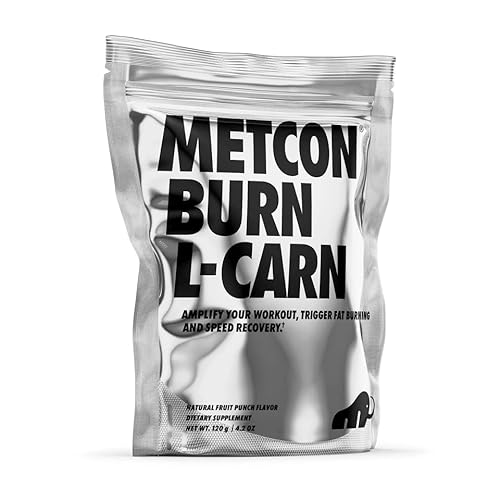 Metcon L Carn - Pre Burn - All Natural Fruit Punch - Non Stimulant Fat Burner - Pre Workout - L Carnitine - Thermogenic #TOP1