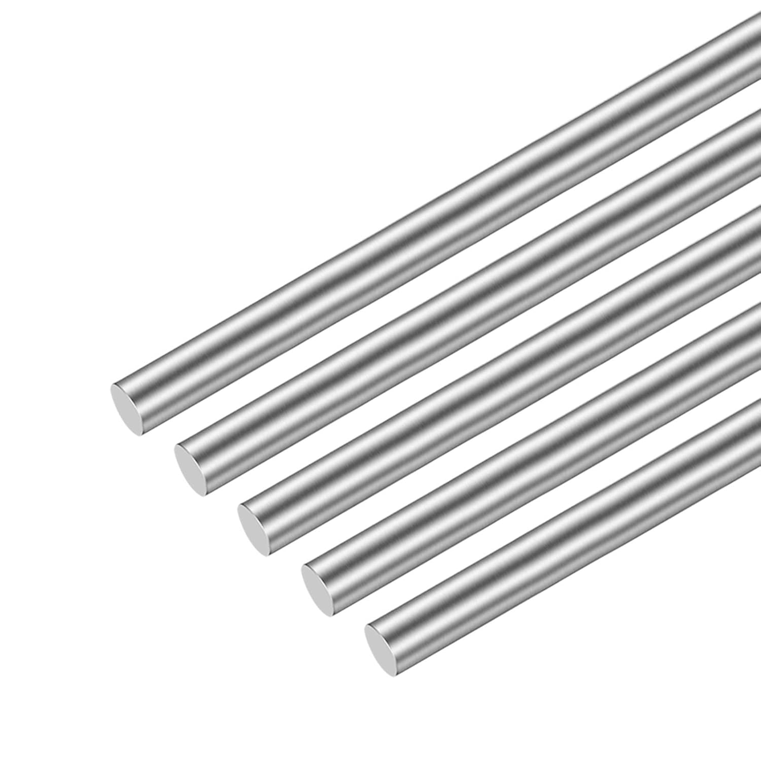 5 Pack 250 x 8 mm 304 Stainless Steel Rod for DIY Model Plane Model Ship Model Car