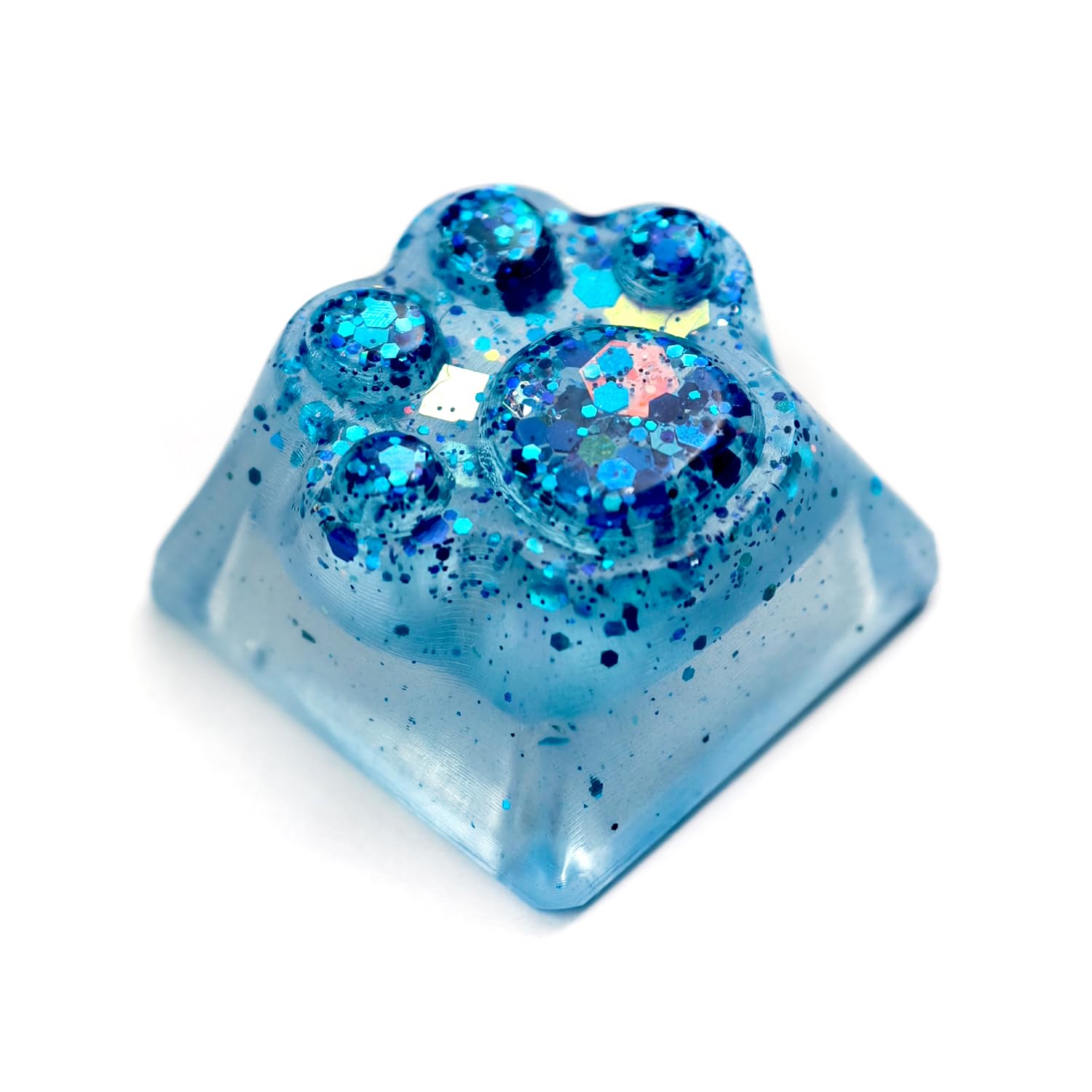 Artisan Resin Keycap Cute Paw Cat - 1U OEM Profile Aesthetic Keycap