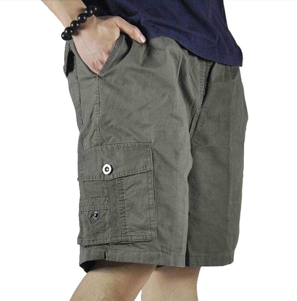 mens elastic waist cargo shorts australia