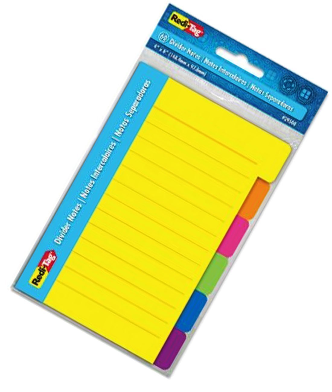 Redi Tag 29500 10 x 15 cm podziałka notatki neonowe kolory 2 szt