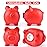 PJDRLLC Piggy Bank, Unbreakable Plastic Money Bank, Coin Bank for Girls and Boys, Medium Size Piggy Banks, Practical Gifts for Birthday, Easter, Christmas (Red)