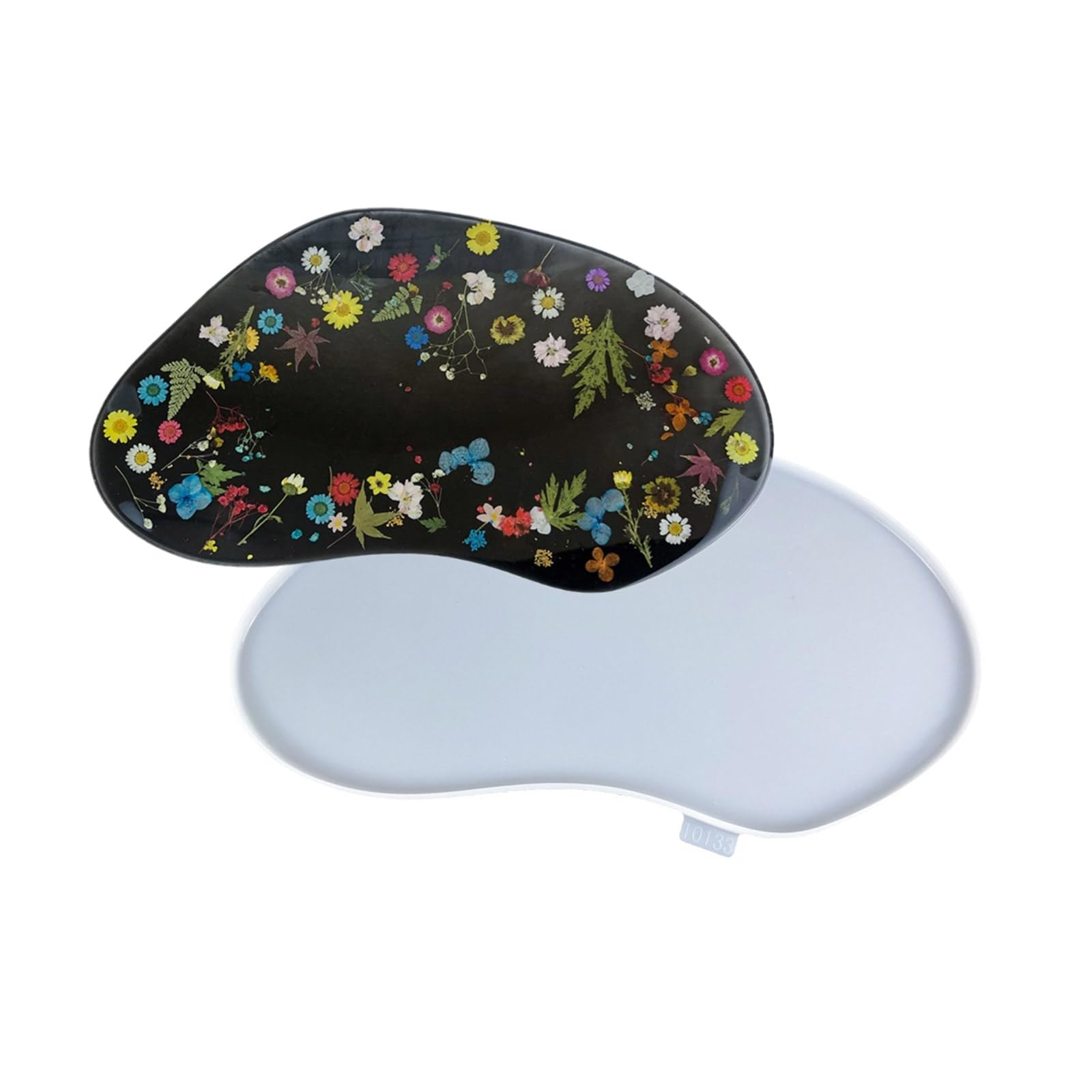 Moldes irregulares para hacer platos, moldes de mesa fáciles de usar, bandejas de almacenamiento, suministros de manualidades para proyectos de arte y manualidades, forma artística