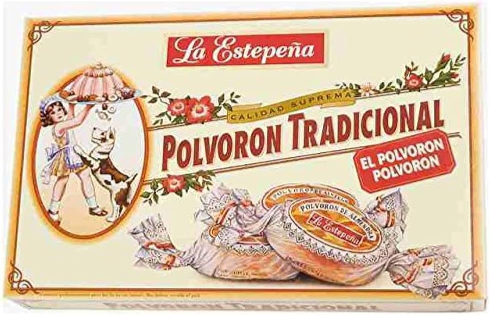 La Estepena Traditional Polvoron 650 grams (1.43 pounds)