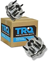 Vista 13 de TRQ Par de conjunto de cubo de cojinete de rueda delantera izquierda derecha, 2 piezas compatible con Lexus GX460 2003-2009 GX470 2003-2023 Toyota