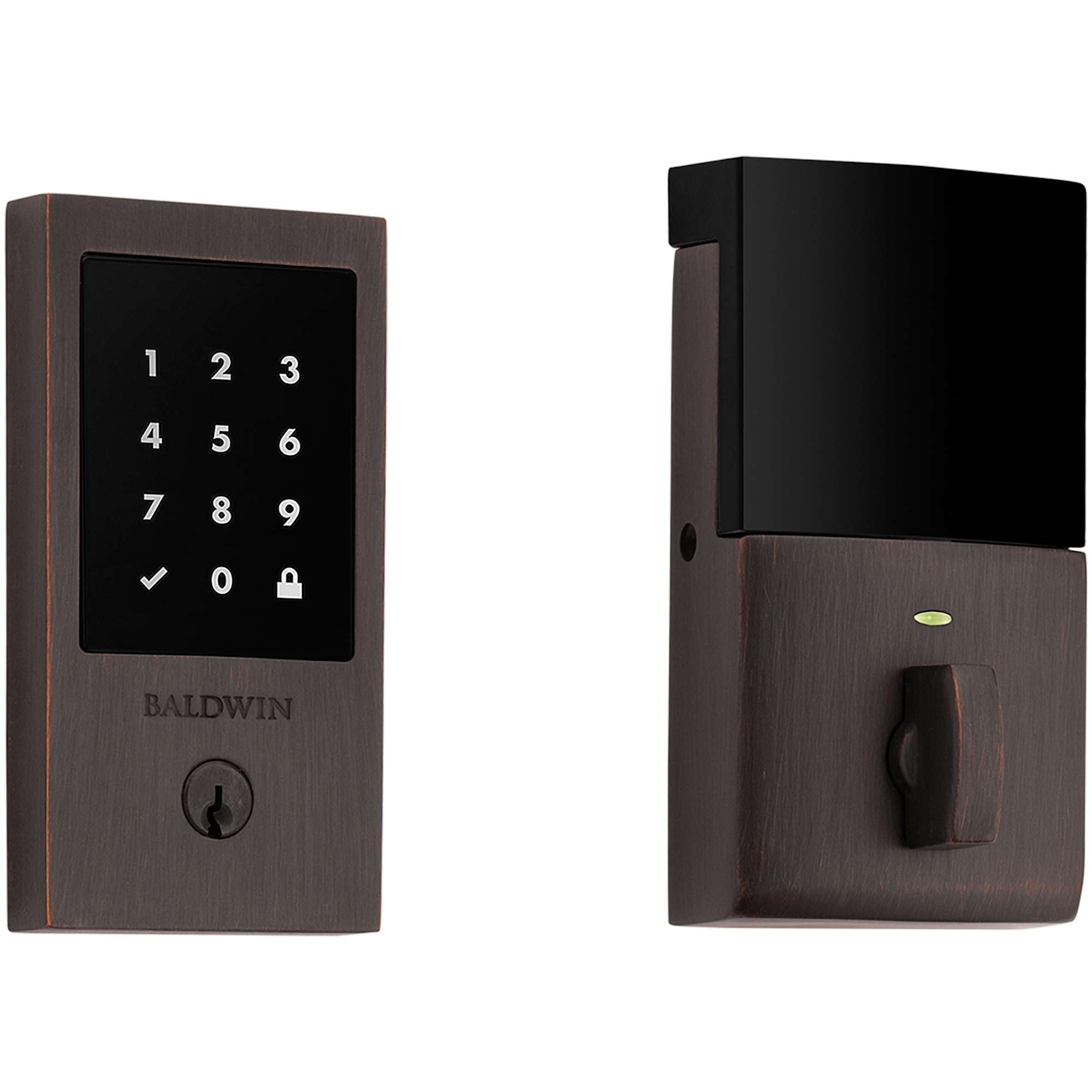 Baldwin 8225112ZW Baldwin 8225.ZW Touchscreen Minneapolis Z-Wave Deadbolt Venetian Bronze