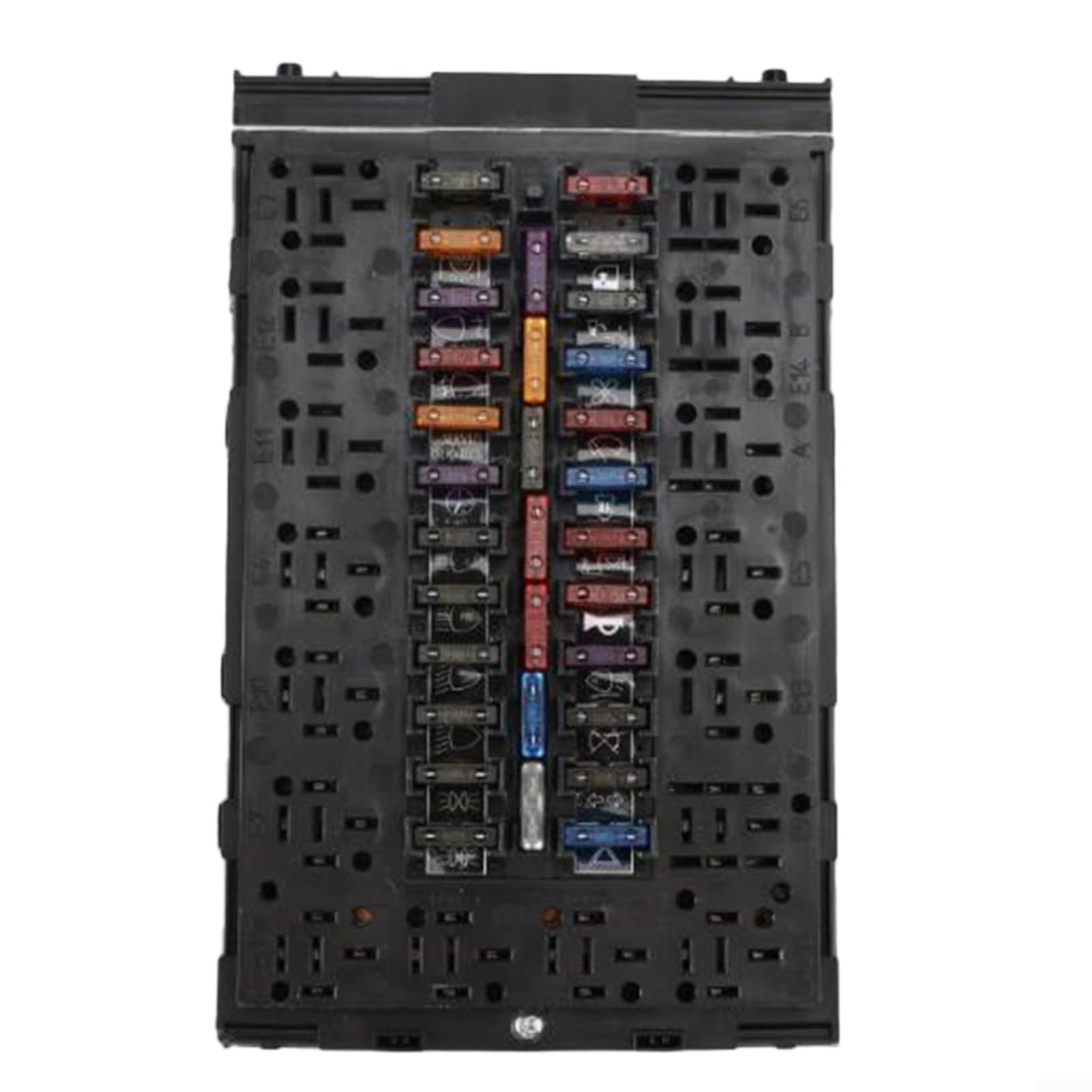 Caja de fusibles 5801360083 4838244 2997086 para Iveco Daily 1989-2006 Reemplazo Montaje directo Negro Plástico Componente eléctrico