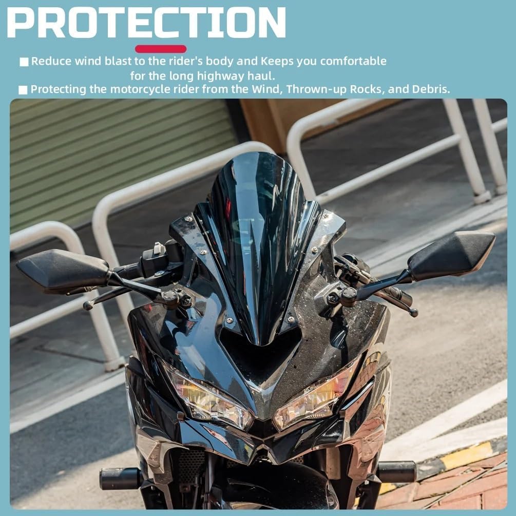 オートバイのスクリーンデフレクター ニンジャ ZX-4RR ZX-4R フロント