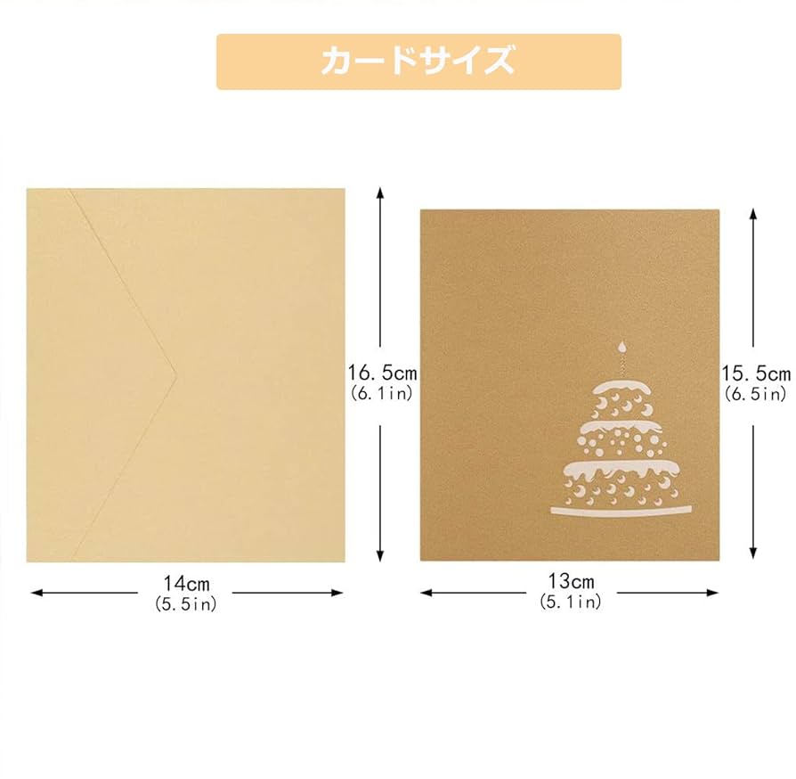 Amazon | 誕生日カード 音楽付き 光り ハッピーバースデーカード