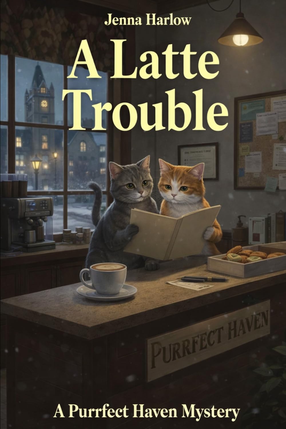 A Latte Trouble: A Purrfect Haven Mystery (The Purrfect Haven Mysteries)