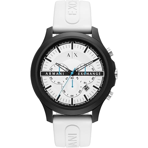 A|X Armani Exchange Chronograph Watch for Men with Stainless Steel, Silicone or Leather Band