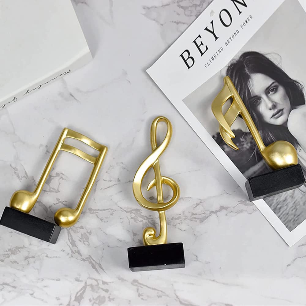 Nowoczesne minimalistyczne trofeum muzyczne, nuty muzyczne, ozdoby fortepianowe, dekoracje domowe, rzemiosło do sali fortepianowej