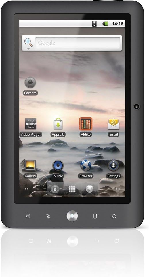 Coby Kyros 4 GB 7-Inch Tablet with Touchscreen and Android 2.2, MID7024-4G (Black)