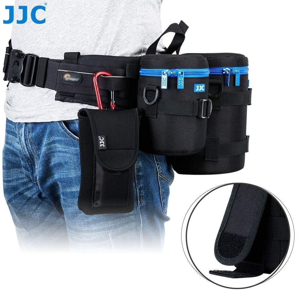 JJC Wasserabweisende Deluxe Objektivtasche mit Schultergurt für Canon RF 800mm F11 is STM, RF 100-500mm F4.5-7.1L is USM, AF-S NIKKOR 200-500mm F5.6E ED VR, Tamron 150-600mm, Innenmaße: 125 x 290mm