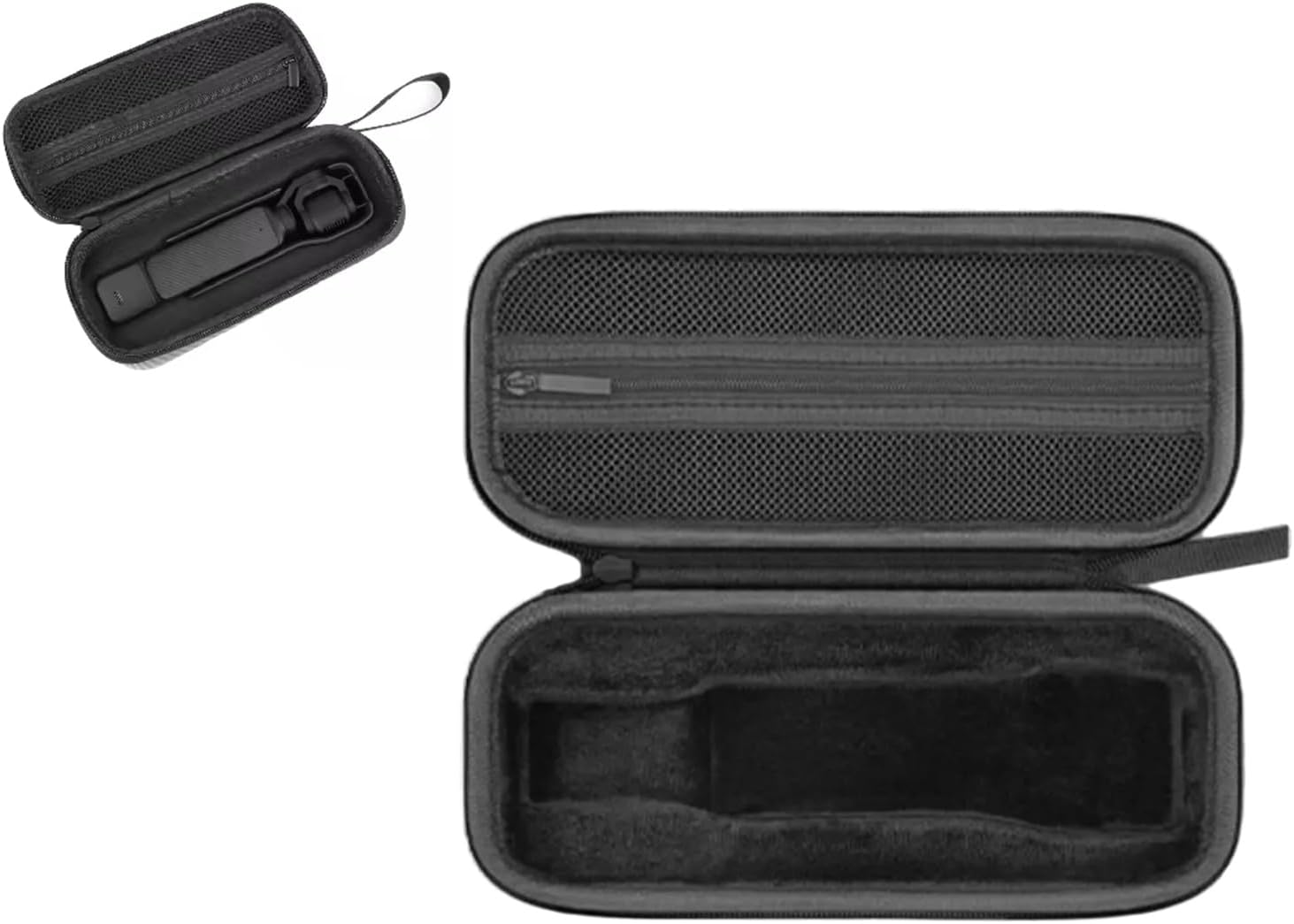 Portable Carrying Case Cover for DJI Osmo Pocket 3 Camera (Hard|EVA|Black) (Camera is not Included)