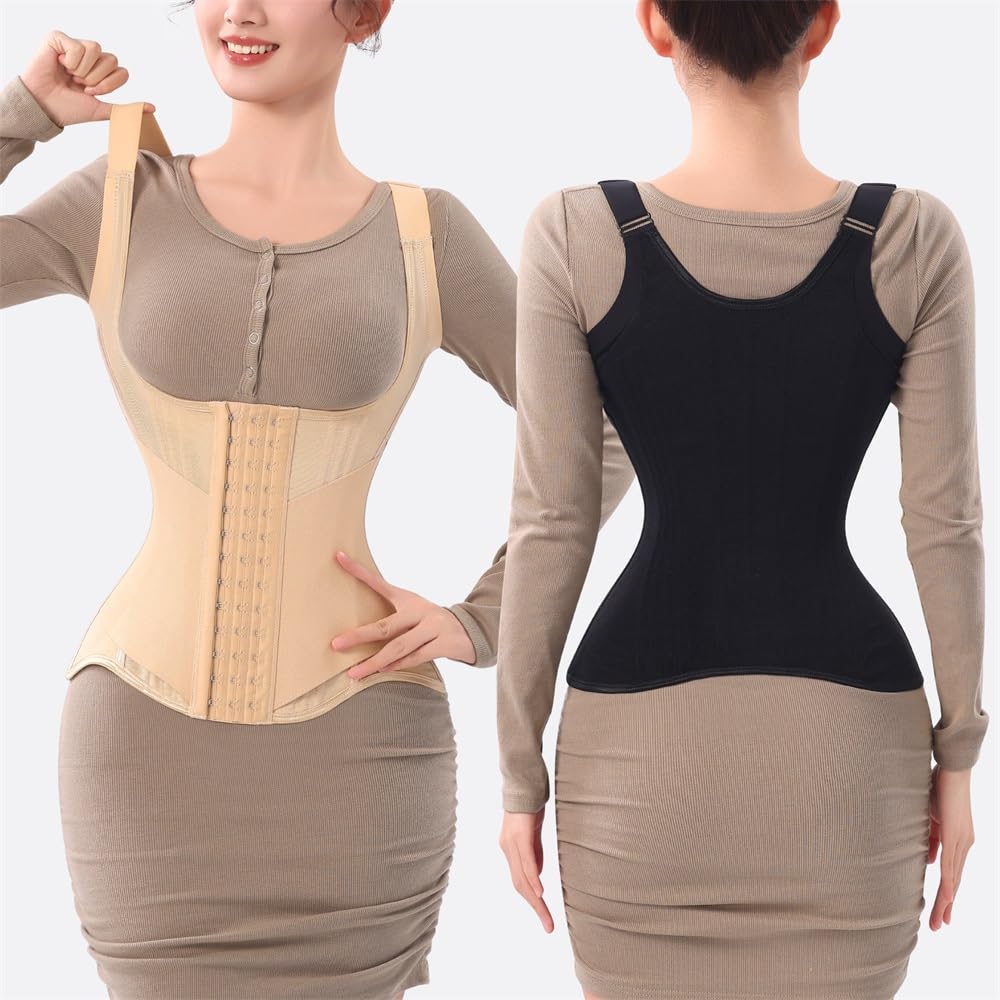 Corsetto modellante da donna, per controllo della pancia, per allenamento