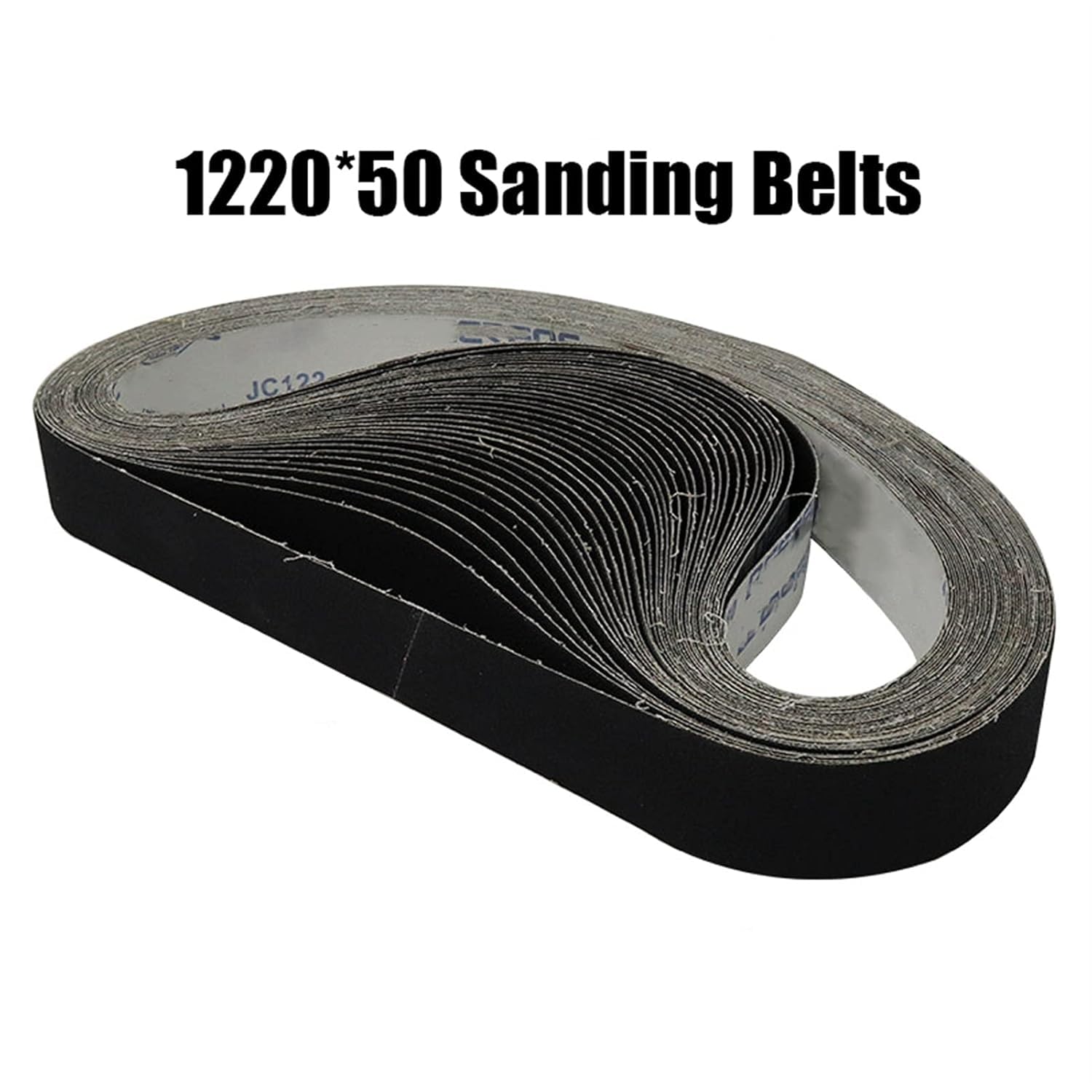 Paquete de 10 bandas de lijado de grano de pulido, 50 x 1220 mm, para lijadora de banda, amoladora gruesa a fina, accesorios de amoladora de banda de 5 x 1220 cm, grano 1000 P40